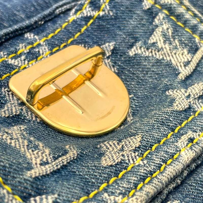 ルイ・ヴィトン LOUIS VUITTON ネオスピーディー M95019 ブルー モノグラムデニム レディース ボストンバッグ