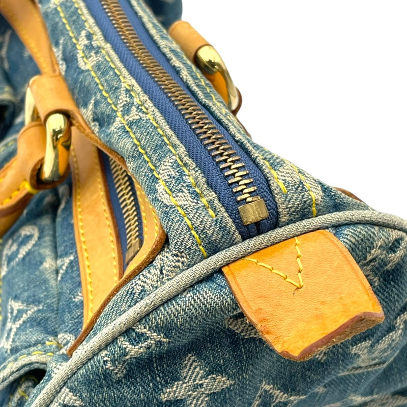 ルイ・ヴィトン LOUIS VUITTON ネオスピーディー M95019 ブルー モノグラムデニム レディース ボストンバッグ