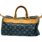 ルイ・ヴィトン LOUIS VUITTON ネオスピーディー M95019 ブルー モノグラムデニム レディース ボストンバッグ