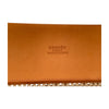エルメス HERMES エールバッグジップPM X刻 オレンジ・ブラウン SV金具 トワル/ハンター レディース ショルダーバッグ