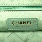 シャネル CHANEL CHANEL22スモール AS3260 グリーン GD シャイニーカーフ レディース ショルダーバッグ