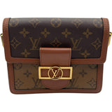 ルイ・ヴィトン LOUIS VUITTON ドーフィーヌMINI M44580 ブラウン モノグラム・リバース レディース ショルダーバッグ