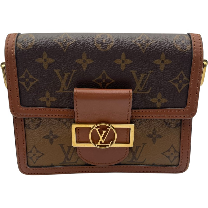 ルイ・ヴィトン LOUIS VUITTON ドーフィーヌMINI M44580 ブラウン モノグラム・リバース レディース ショルダーバッグ