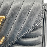 ルイ・ヴィトン LOUIS VUITTON ミュルティ・ポシェット M56461 ノワール レザー レディース ショルダーバッグ