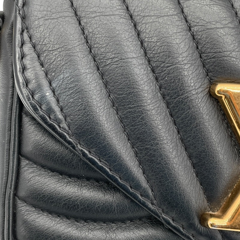 ルイ・ヴィトン LOUIS VUITTON ミュルティ・ポシェット M56461 ノワール レザー レディース ショルダーバッグ