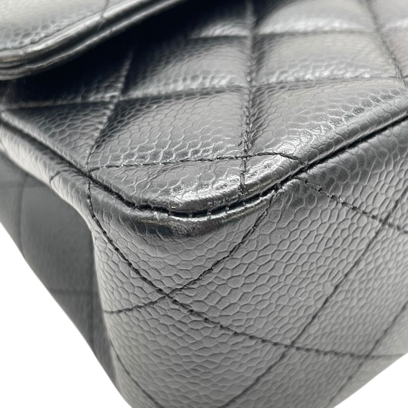 シャネル CHANEL マトラッセ25 A01112 19番台 ブラック GD金具 キャビア レディース ショルダーバッグ