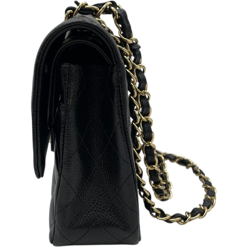 シャネル CHANEL マトラッセ25 A01112 19番台 ブラック GD金具 キャビア レディース ショルダーバッグ