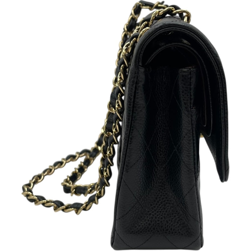 シャネル CHANEL マトラッセ25 A01112 19番台 ブラック GD金具 キャビア レディース ショルダーバッグ