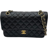 シャネル CHANEL マトラッセ25 A01112 19番台 ブラック GD金具 キャビア レディース ショルダーバッグ