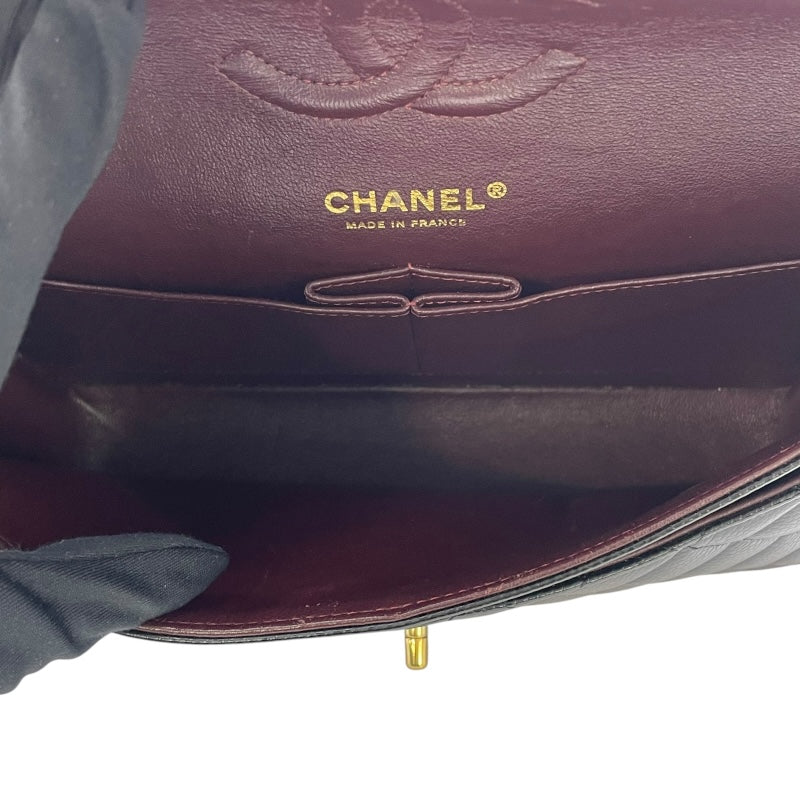 シャネル CHANEL マトラッセ25 A01112 19番台 ブラック GD金具 キャビア レディース ショルダーバッグ