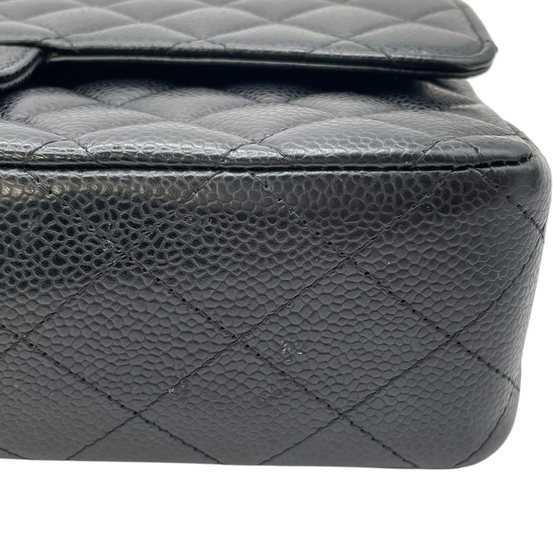 シャネル CHANEL マトラッセ25 A01112 19番台 ブラック GD金具 キャビア レディース ショルダーバッグ