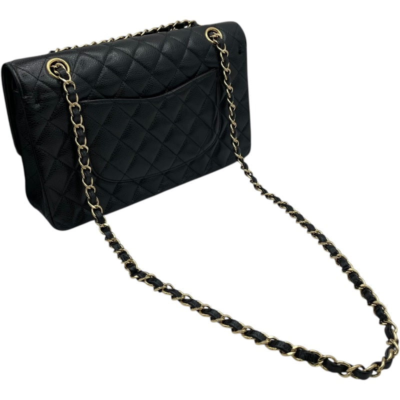 シャネル CHANEL マトラッセ25 A01112 19番台 ブラック GD金具 キャビア レディース ショルダーバッグ