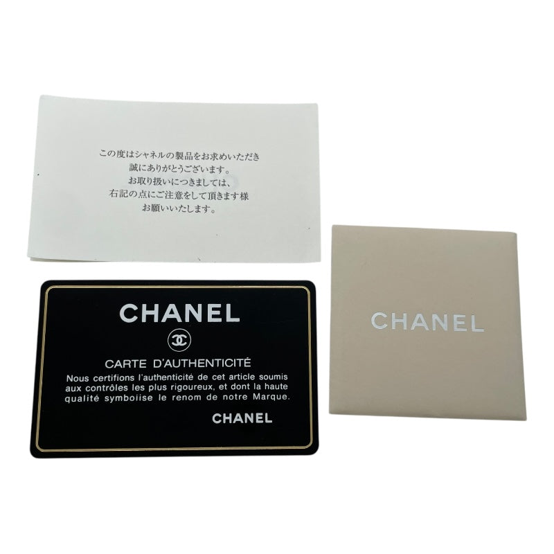 シャネル CHANEL カンボンラインチェーンウォレット A46646 16番台 ブラック　シルバー金具 カーフスキン レディース ウォレットチェーン