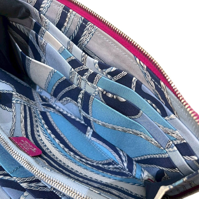 エルメス HERMES アザップロング シルクイン C刻印 (2018年製) ローズパープル/SV金具 エプソン レディース 長財布