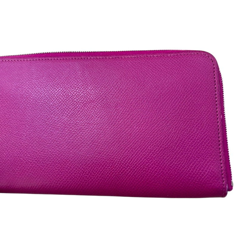 エルメス HERMES アザップロング シルクイン C刻印 (2018年製) ローズパープル/SV金具 エプソン レディース 長財布