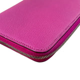 エルメス HERMES アザップロング シルクイン C刻印 (2018年製) ローズパープル/SV金具 エプソン レディース 長財布