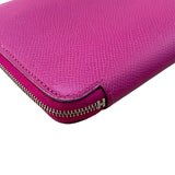 エルメス HERMES アザップロング シルクイン C刻印 (2018年製) ローズパープル/SV金具 エプソン レディース 長財布