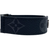 ルイ・ヴィトン LOUIS VUITTON ブラスレ・ホッケンハイム M6295 ブラック モノグラムアップリケ モノグラム・エクリプス キャンバス メンズ ブレスレット