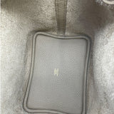 エルメス HERMES ピコタンロックPM W刻 ベージュマルファ GD金具 トリヨン レディース ハンドバッグ