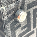 フェンディ FENDI FFロゴ 2WAYショッピングバッグ 7VA390 ブラック キャンパス/レザー メンズ トートバッグ