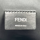 フェンディ FENDI FFロゴ 2WAYショッピングバッグ 7VA390 ブラック キャンパス/レザー メンズ トートバッグ