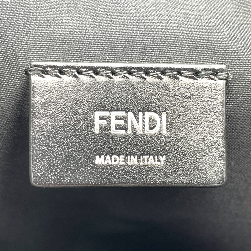 フェンディ FENDI FFロゴ 2WAYショッピングバッグ 7VA390 ブラック キャンパス/レザー メンズ トートバッグ