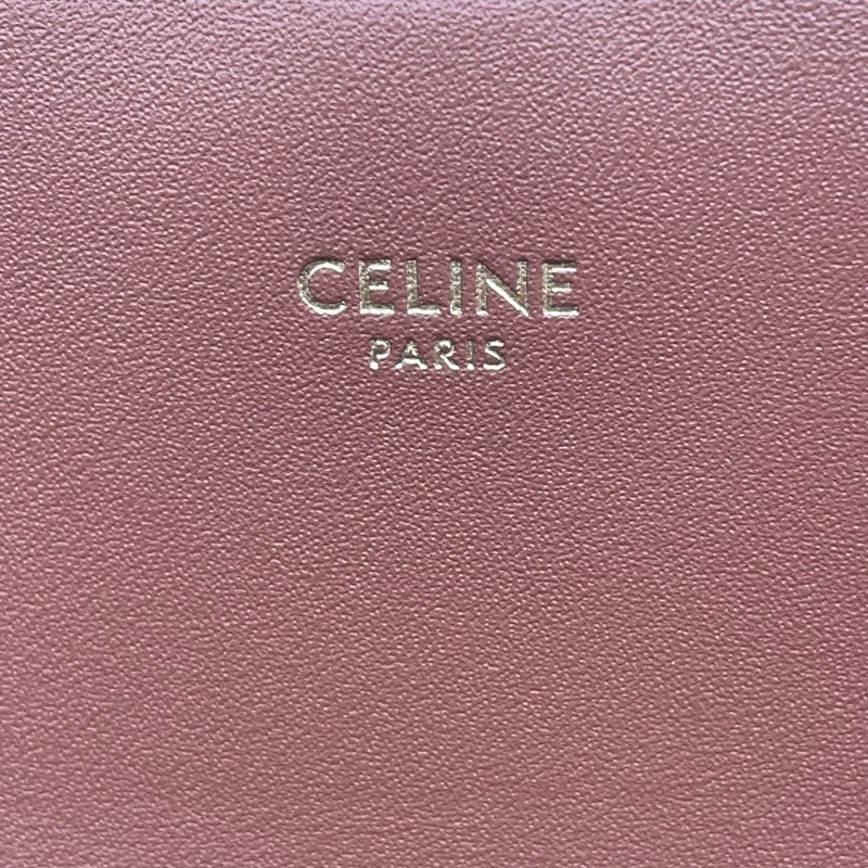 セリーヌ CELINE ティーントリオンフバッグ 188882 グレージュ GD金具 トリオンフキャンバス/レザー レディース ショルダーバッグ