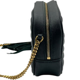 サンローラン SAINT LAURENT ルーチェーンショルダー 612579 ダークグリーン GD金具 キャビア レディース ショルダーバッグ