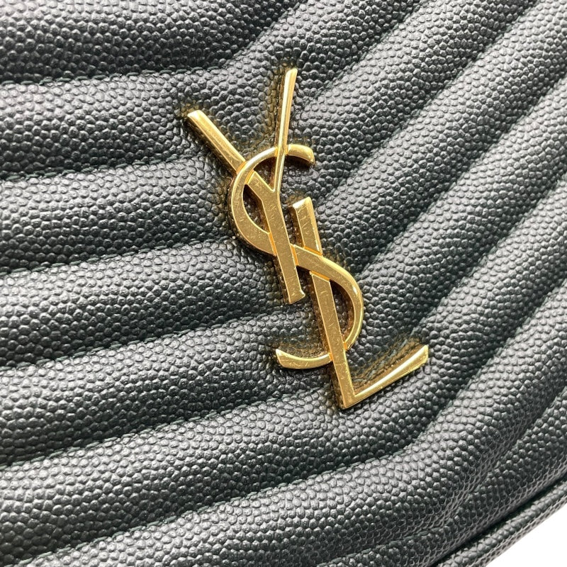 サンローラン SAINT LAURENT ルーチェーンショルダー 612579 ダークグリーン GD金具 キャビア レディース ショルダーバッグ