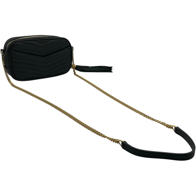 サンローラン SAINT LAURENT ルーチェーンショルダー 612579 ダークグリーン GD金具 キャビア レディース ショルダーバッグ