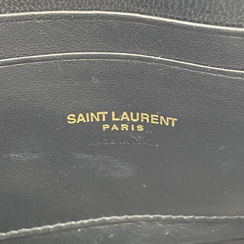 サンローラン SAINT LAURENT ルーチェーンショルダー 612579 ダークグリーン GD金具 キャビア レディース ショルダーバッグ