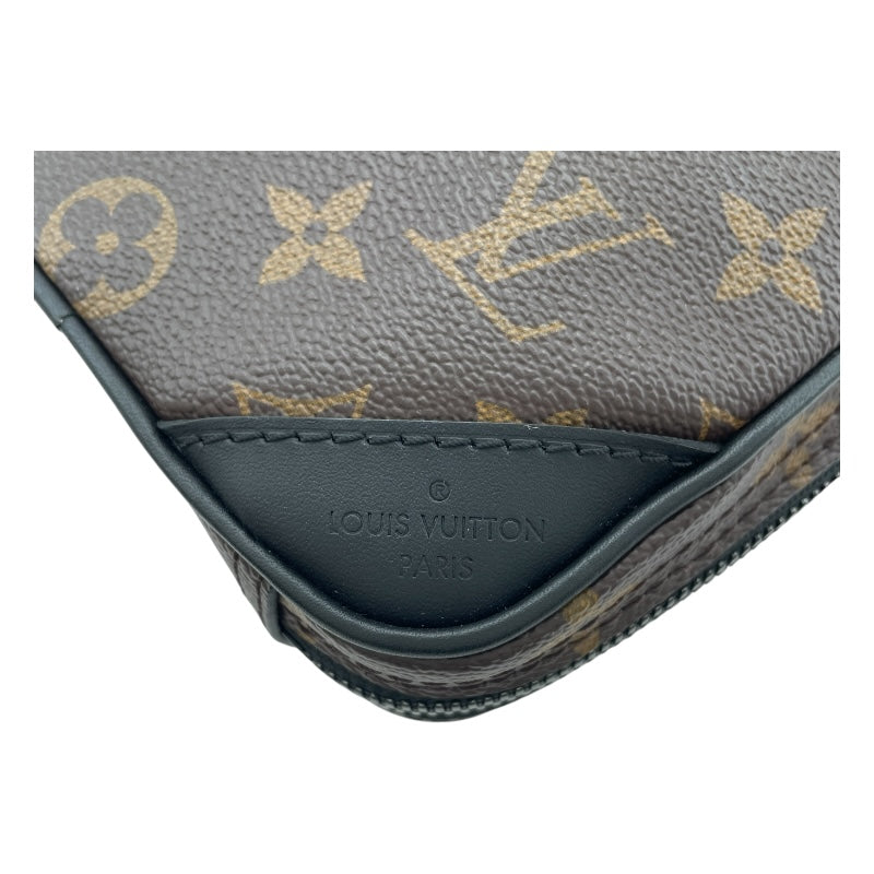 ルイ・ヴィトン LOUIS VUITTON ソーラーレイ ユティリティ サイドバッグ M44477 ブラウン モノグラム・マカサー メンズ ショルダーバッグ