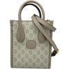 グッチ GUCCI インターロッキングG ミニトート 671623 ベージュ　ゴールド金具 GGスプリーム レディース ショルダーバッグ