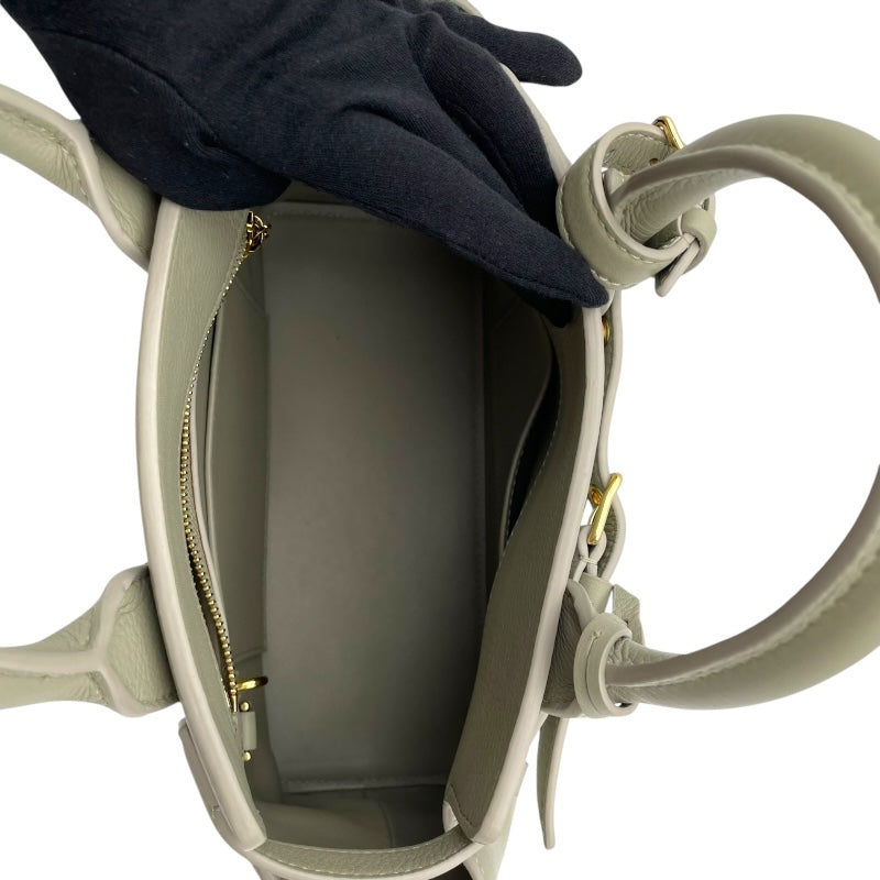 セリーヌ CELINE ティーンコンティバッグ 114543 グリーン GD金具 レザー レディース ショルダーバッグ