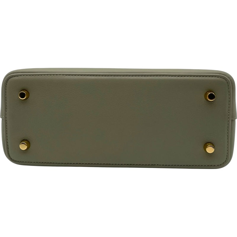 セリーヌ CELINE ティーンコンティバッグ 114543 グリーン GD金具 レザー レディース ショルダーバッグ