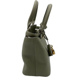 セリーヌ CELINE ティーンコンティバッグ 114543 グリーン GD金具 レザー レディース ショルダーバッグ