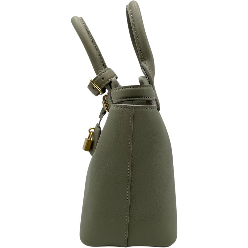 セリーヌ CELINE ティーンコンティバッグ 114543 グリーン GD金具 レザー レディース ショルダーバッグ