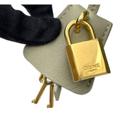 セリーヌ CELINE ティーンコンティバッグ 114543 グリーン GD金具 レザー レディース ショルダーバッグ