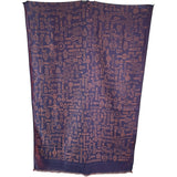 エルメス HERMES リバーシブル スカーフ ネイビー・オレンジ シルク・カシミヤ レディース スカーフ