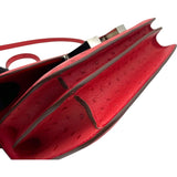 エルメス HERMES コンスタンス3ミニ C刻印 ブーゲンビリア SV金具 オーストリッチ レディース ショルダーバッグ