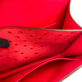 エルメス HERMES コンスタンス3ミニ C刻印 ブーゲンビリア SV金具 オーストリッチ レディース ショルダーバッグ