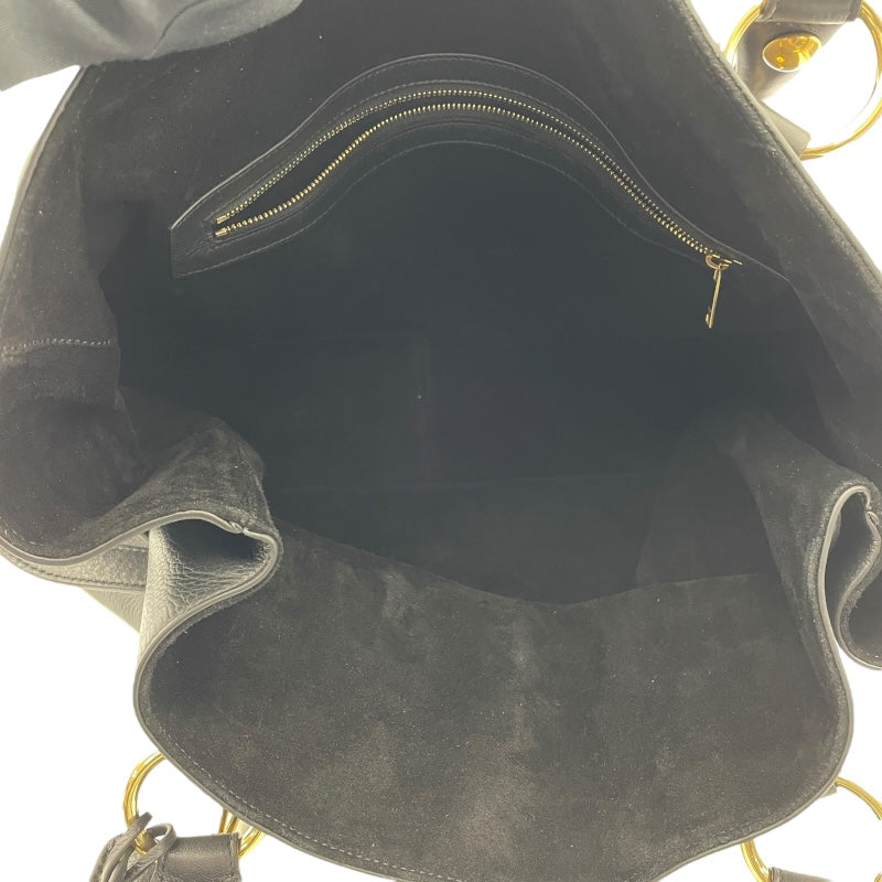 セリーヌ CELINE アニタ ブラック レザー レディース ハンドバッグ