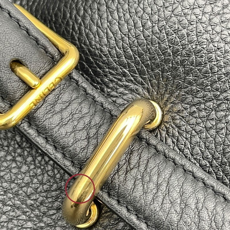 セリーヌ CELINE アニタ ブラック レザー レディース ハンドバッグ