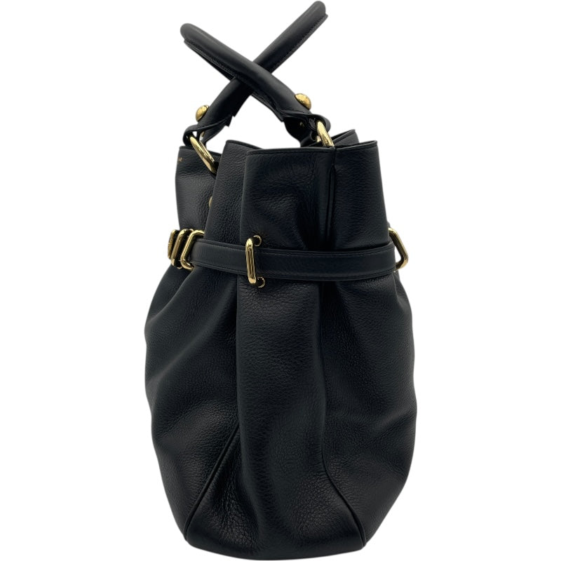 セリーヌ CELINE アニタ ブラック レザー レディース ハンドバッグ