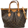ルイ・ヴィトン LOUIS VUITTON パレルモPM M40145 ブラウン モノグラムキャンバス レディース トートバッグ