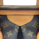 ルイ・ヴィトン LOUIS VUITTON パレルモPM M40145 ブラウン モノグラムキャンバス レディース トートバッグ