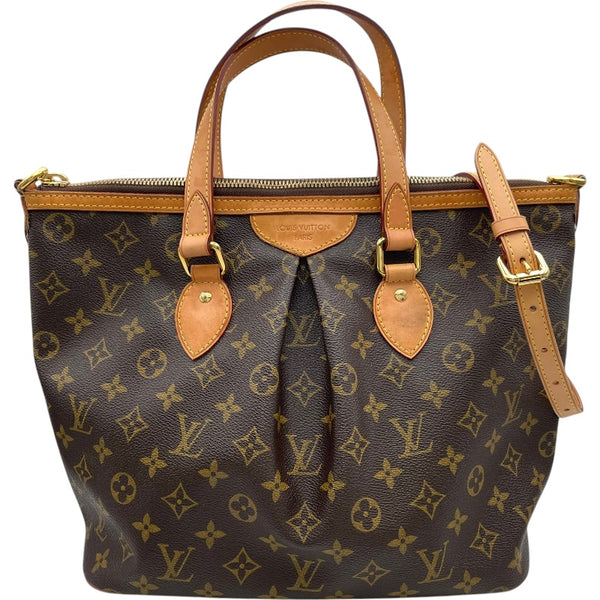ルイ・ヴィトン LOUIS VUITTON パレルモPM M40145 ブラウン モノグラムキャンバス レディース トートバッグ
