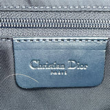 クリスチャン・ディオール Christian Dior トロッターサドルバッグ ネイビー キャンバス レディース ショルダーバッグ