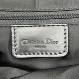 クリスチャン・ディオール Christian Dior トロッター サドルバッグ ブラック SV金具 トロッターキャンバス レディース ハンドバッグ