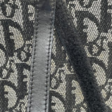 クリスチャン・ディオール Christian Dior トロッター サドルバッグ ブラック SV金具 トロッターキャンバス レディース ハンドバッグ
